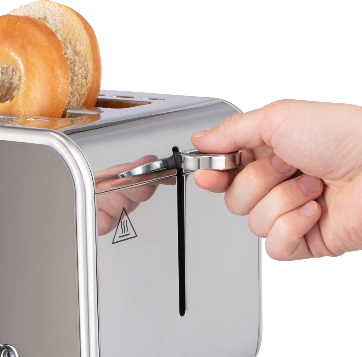 RUSSELL HOBBS Toaster »Distinctions Titanium 26432-56«, 2 kurze Schlitze, für 2 Scheiben, 1600 W