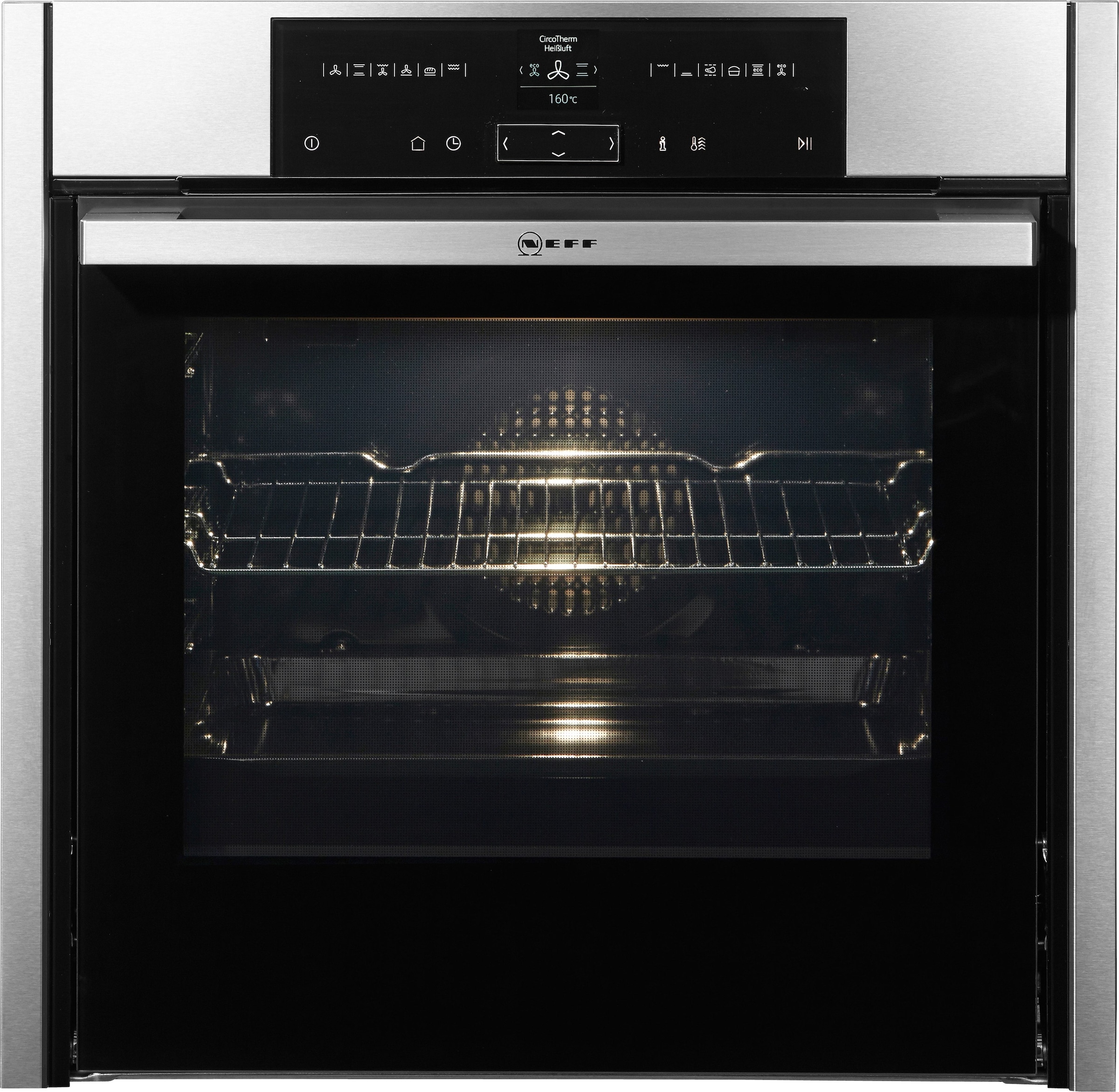 3. Bild von NEFF Pyrolyse Backofen »B55CR22N0«, N 70, B55CR22N0, mit Teleskopauszug nachrüstbar, Pyrolyse-Selbstreinigung, mit Slide&Hide®