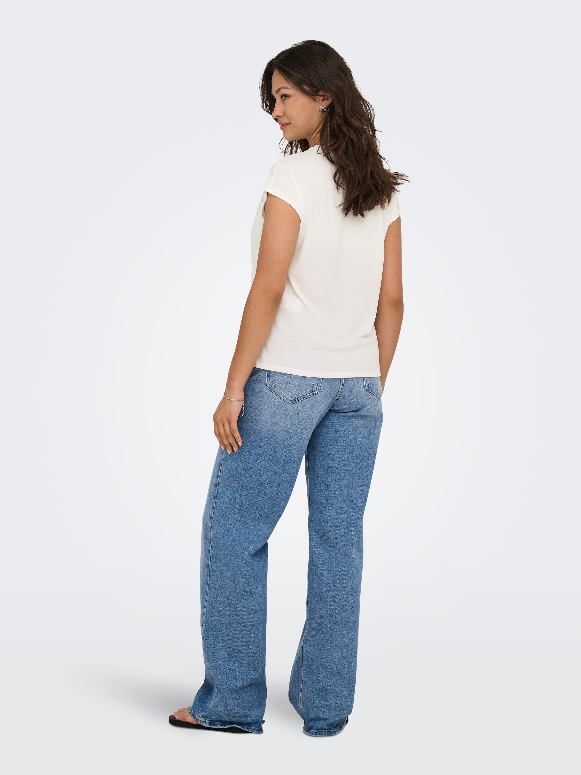 ONLY Kurzarmshirt »ONLFREE LIFE BATSLEEVE O-NECK MIX TOPJRS«