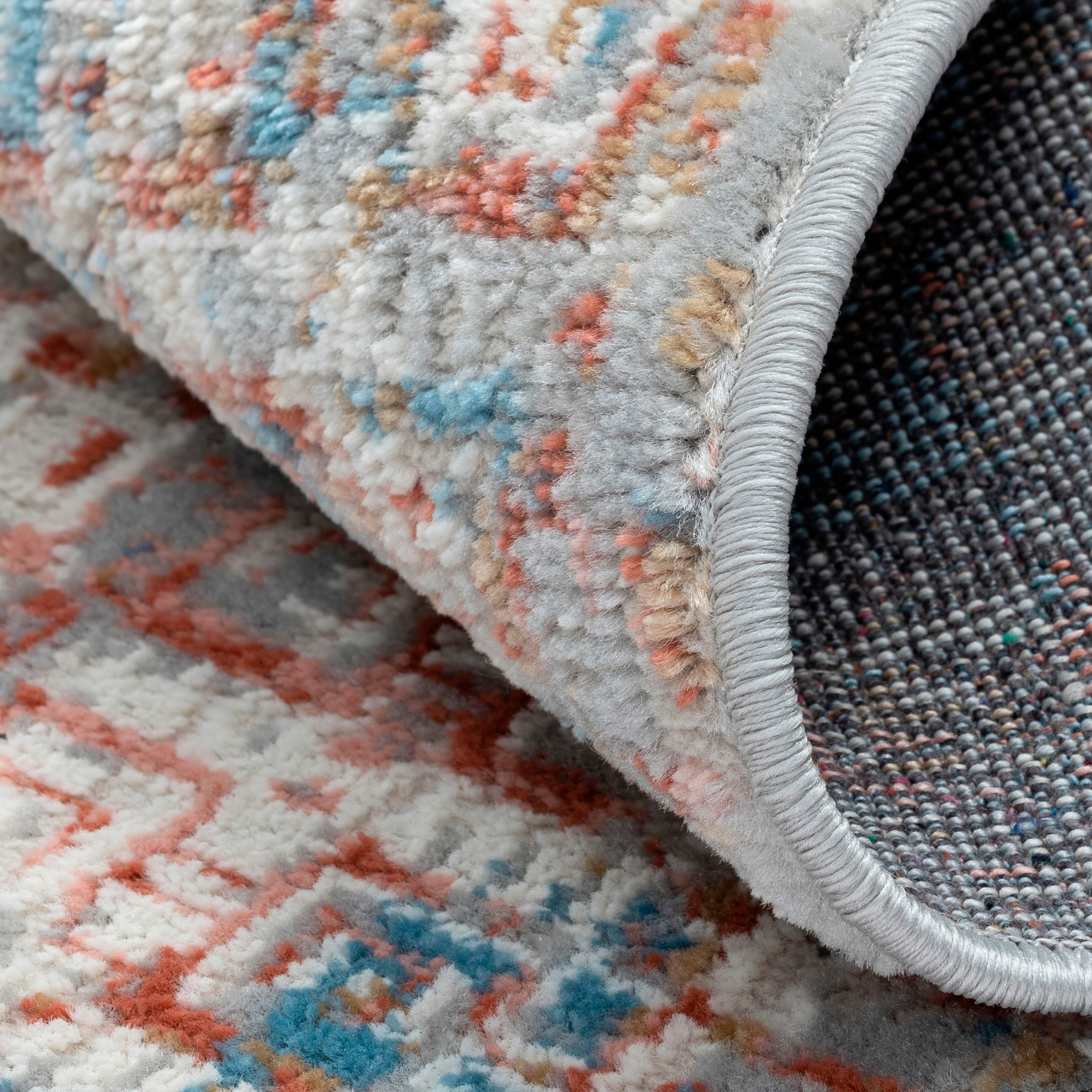 Myflair Möbel & Accessoires Teppich »My Look«, rund, 8 mm Höhe, Kurzflor, Ethno-Design, besonders weich durch Microfaser