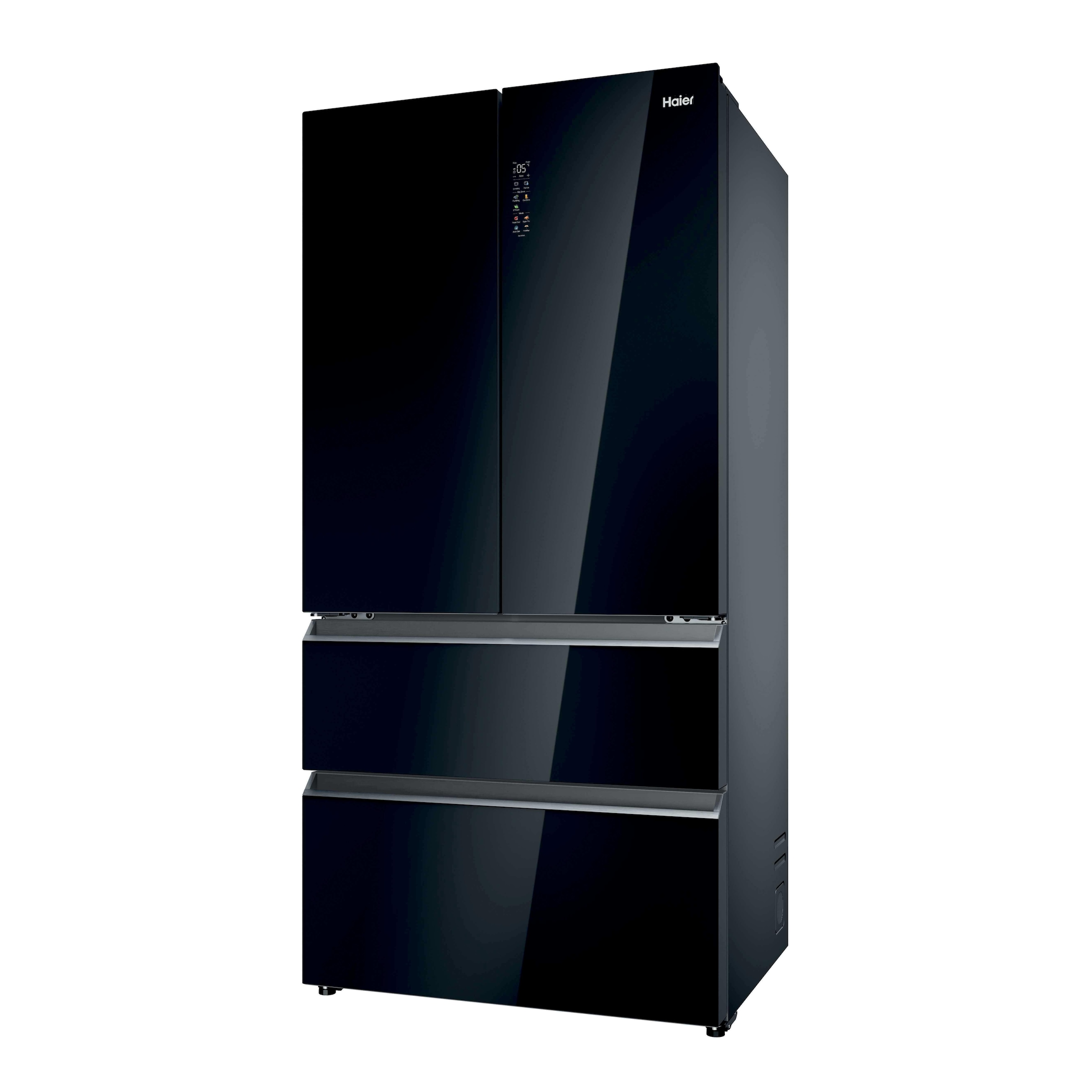 Haier Kühl-/Gefrierkombination »HFR79F19DFGB« 190 cm hoch 90,5 cm breit Integrierter Eiswürfelspender mit Wassertank