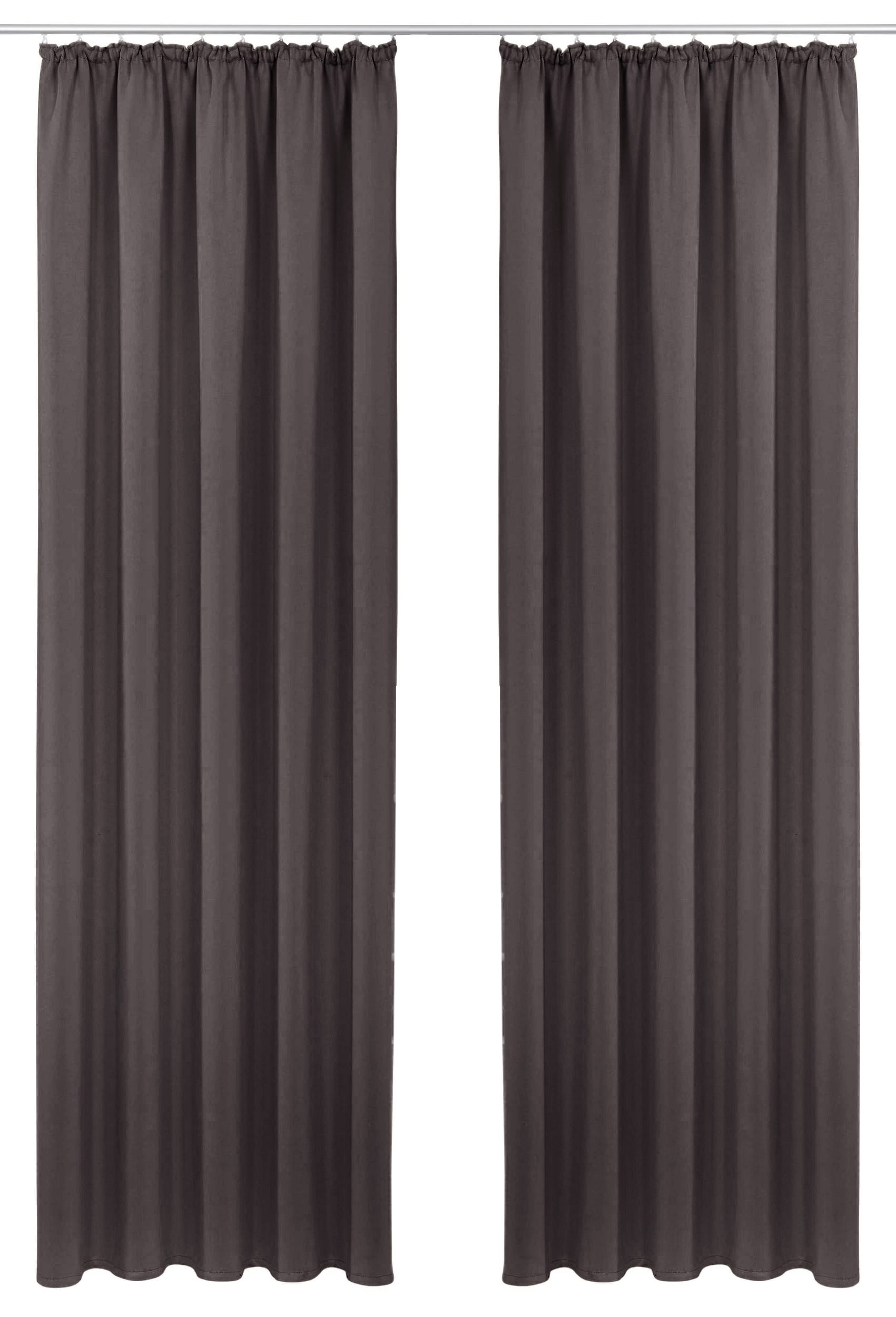 my home Gardine »SOLA« Kräuselband 1 Stk. tlg. Breite:130 cm, 1 Schal, einf günstig online kaufen