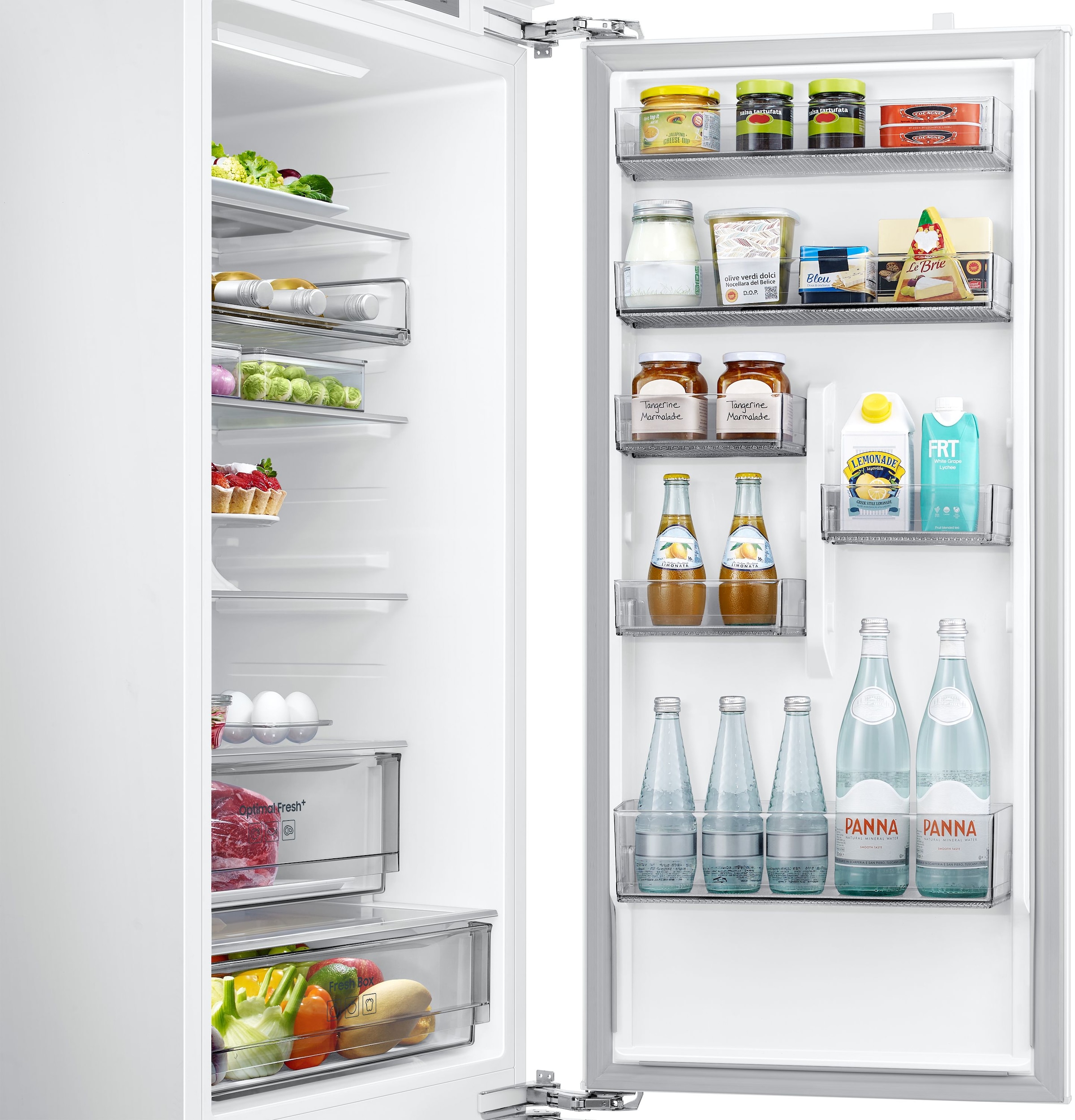 Samsung Einbaukühlgefrierkombination BRB8OF »BRB80F30ADFO«, All‑Around Cooling ‑ Gleichmäßige Kühlung