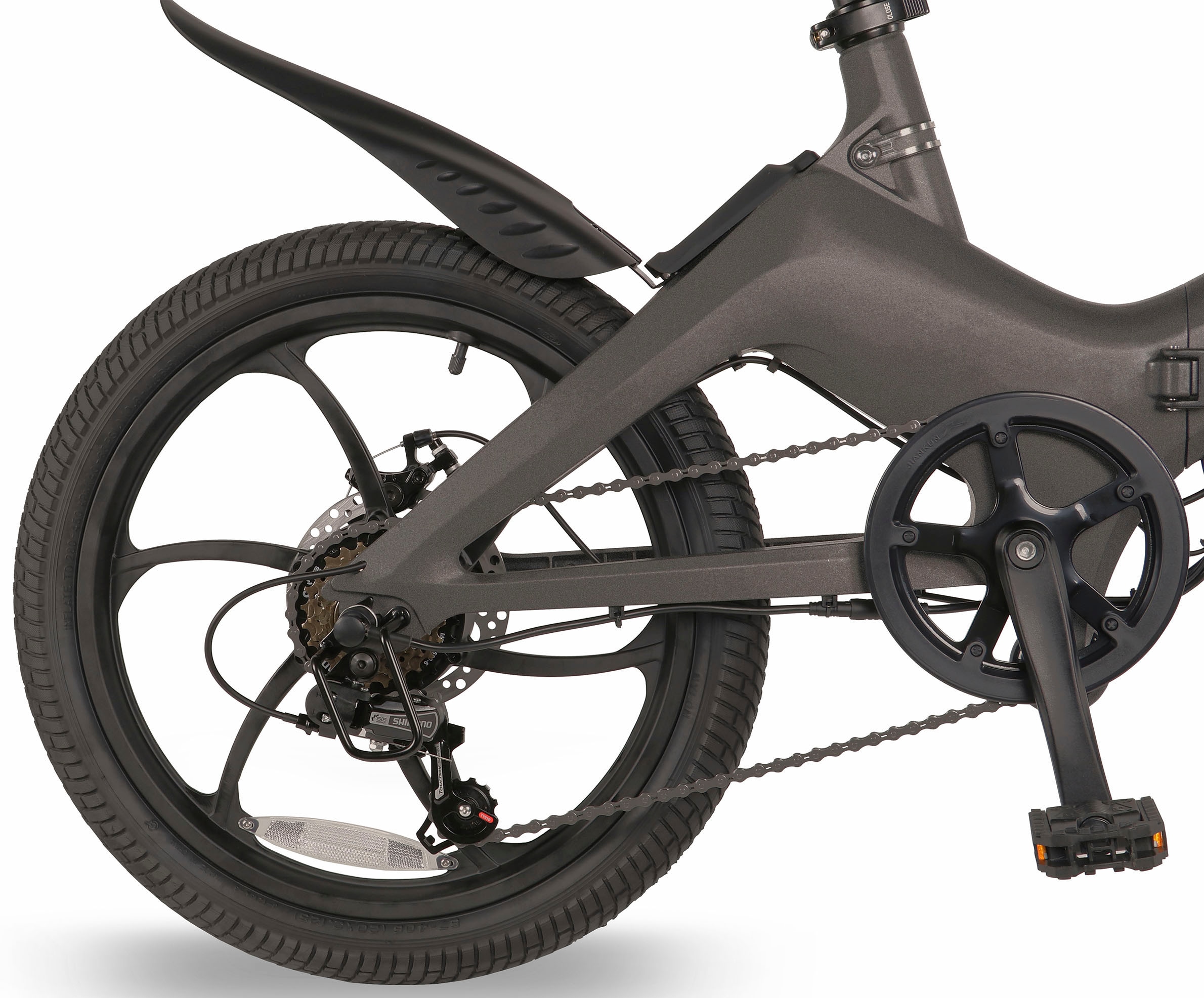 SachsenRad »F11 MagPuma mit Transporttasche« 6 Gang Shimano Kettenschaltung Heckmotor 250 W