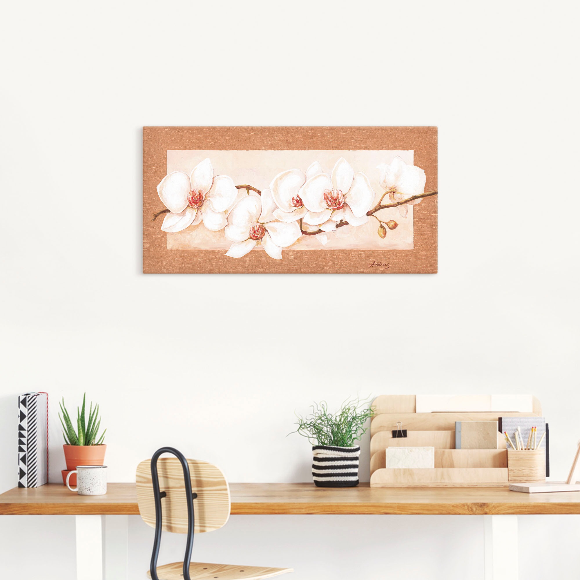 Artland Wandbild "Orchideenzweig", Blumenbilder, (1 St.), als Alubild, Outd günstig online kaufen