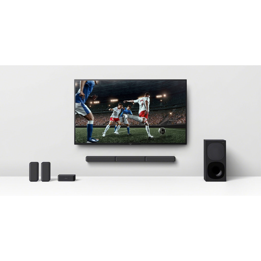 Sony Soundbar »HT-S40R Kanal-«, inkl. kabelgebundenem Subwoofer, kabellosen Rear-Lautsprechern