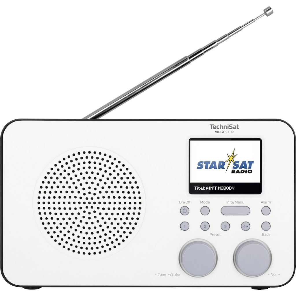 TechniSat Internet-Radio »VIOLA 2 C IR Tragbares«, (WLAN Digitalradio (DAB+)-UKW mit RDS-Internetradio)