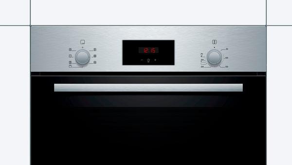 BOSCH Einbaubackofen Serie 2 »HBF133BR0«, mit Teleskopauszug nachrüstbar, ecoClean Direct