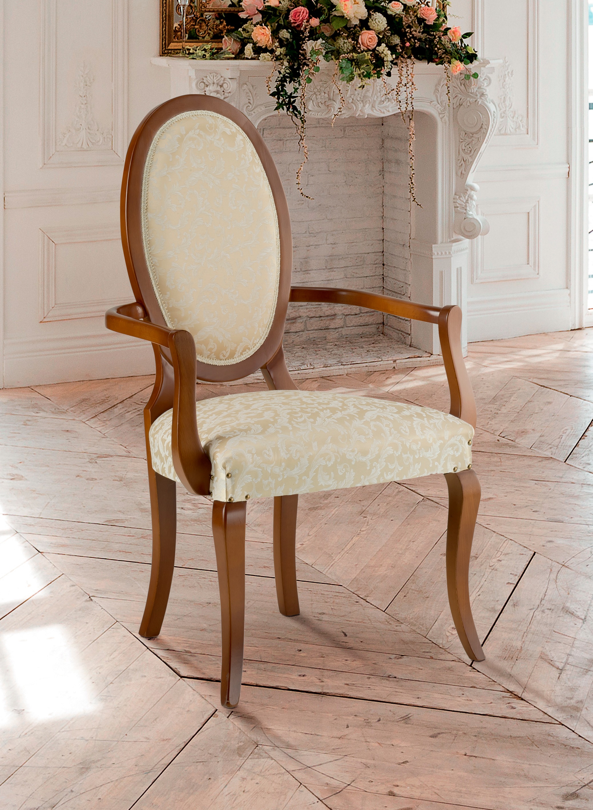 Home affaire Armlehnstuhl »Stühle Duca« () 1 Stk.Breite 62 cm günstig online kaufen