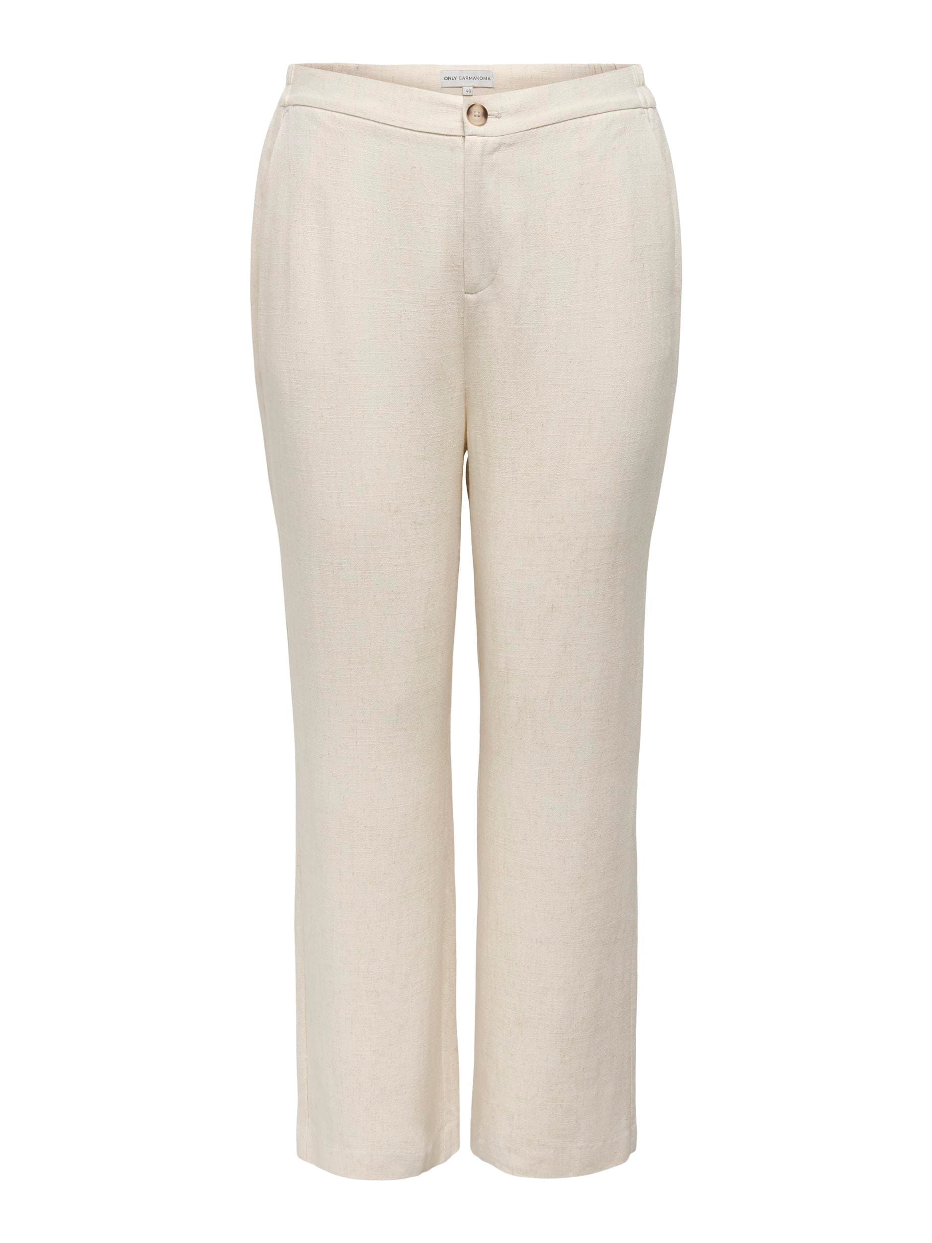ONLY CARMAKOMA Anzughose »CARAGNES MW LINEN BL MEL PANT TLR«