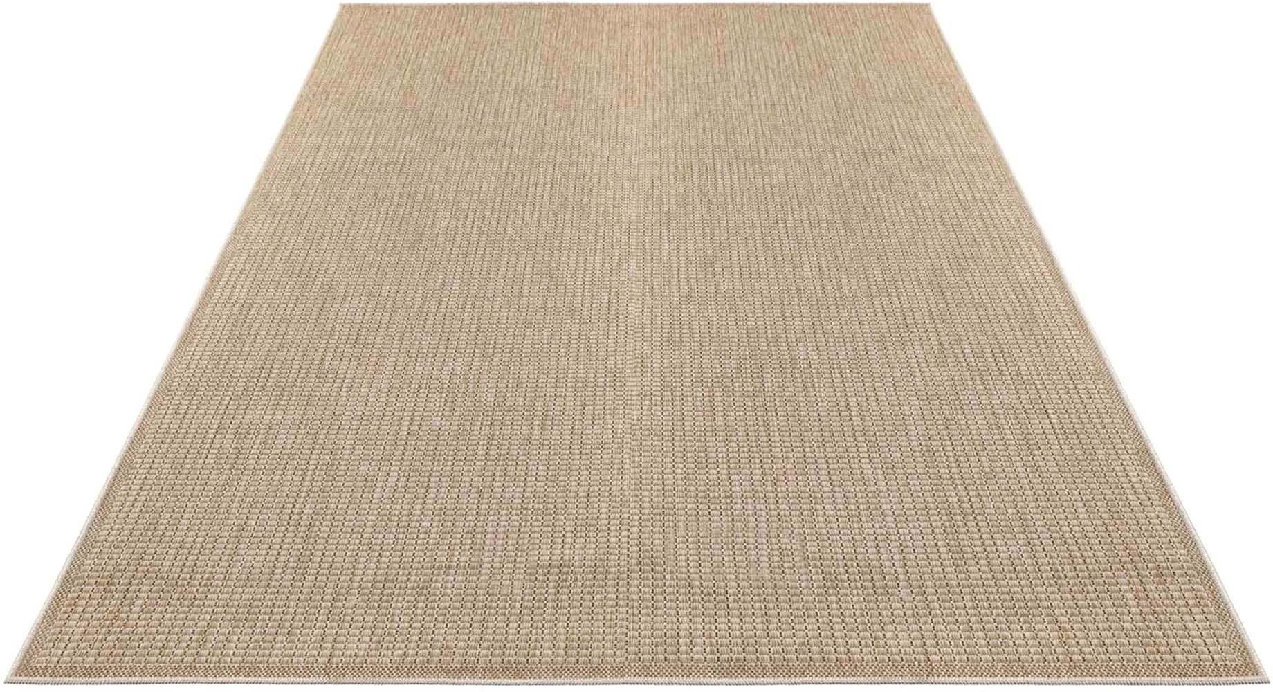 Carpet City Outdoorteppich »Outdoor 092 , auch in rund« rechteckig 5 mm Höhe Witterungsbeständig für Balkon, Terrasse, In und Outdoor, Sisal Optik
