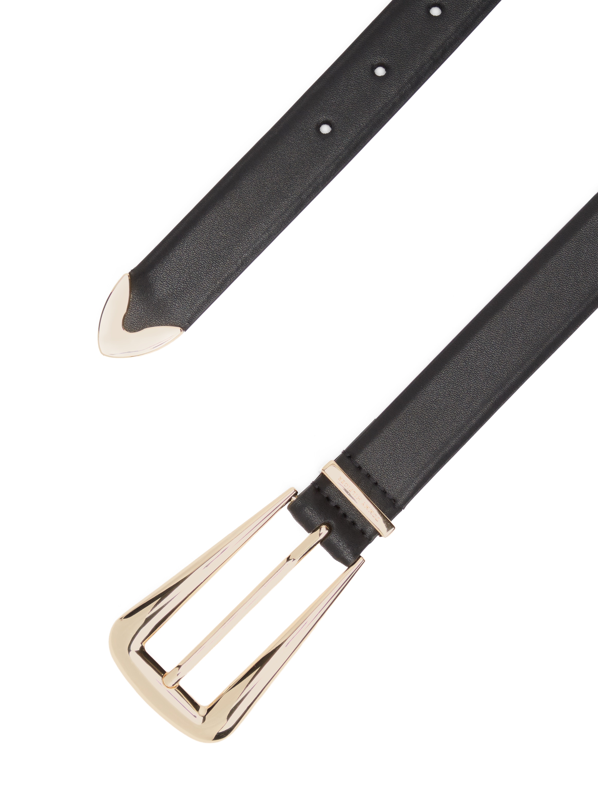 Tommy Hilfiger Ledergürtel »TH WEST 2.5 cm breit« mit länglicher, eckiger Schnalle