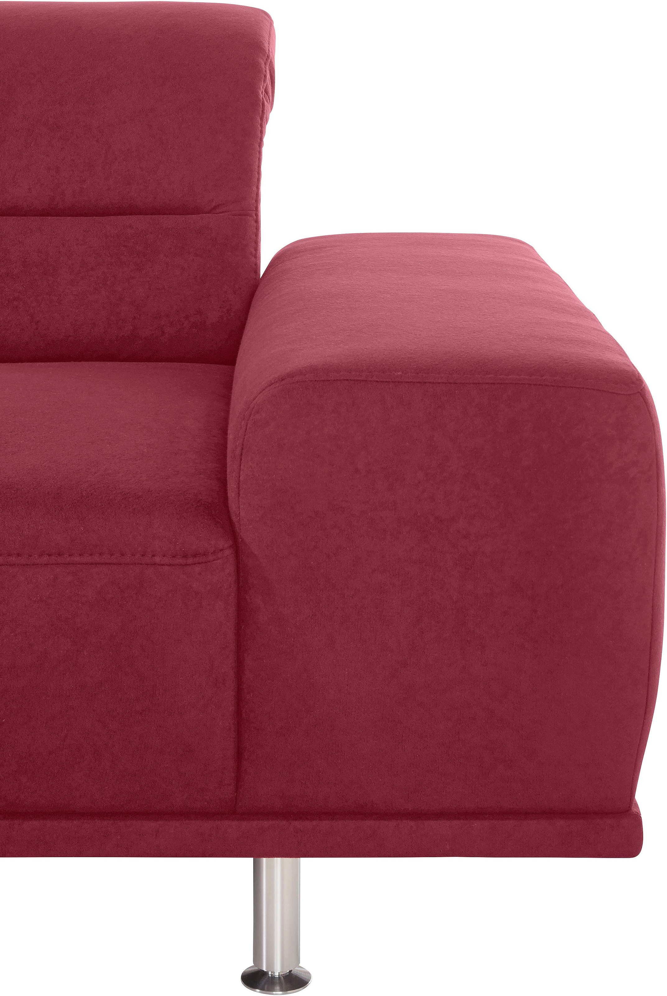 sit&more Ecksofa »Mariola L-Form«, mit Recamiere und Federkern, inklusive Sitztiefenverstellung