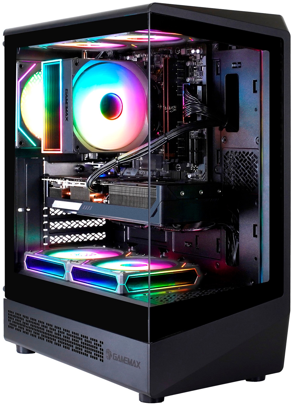 GAMEMAX Gaming-PC »VISTA COC AB 8171 AMD Ryzen 5 9600X 32GB DDR5 1TB SSD RX 9070 XT« Windows 11, DDR5 RAM
