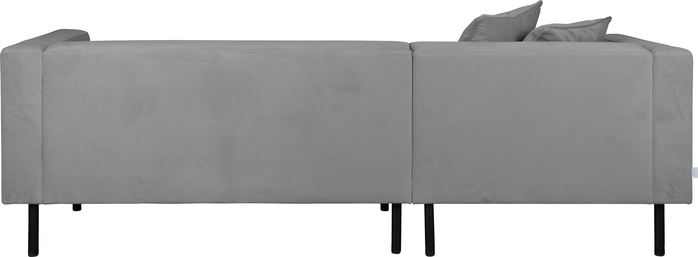 Home affaire Ecksofa »Lillibeth L-Form Designsofa, Maße B/T/H: 240/173/83 cm«, Zierkissen als Wendekissen, in Samtoptik oder Cord