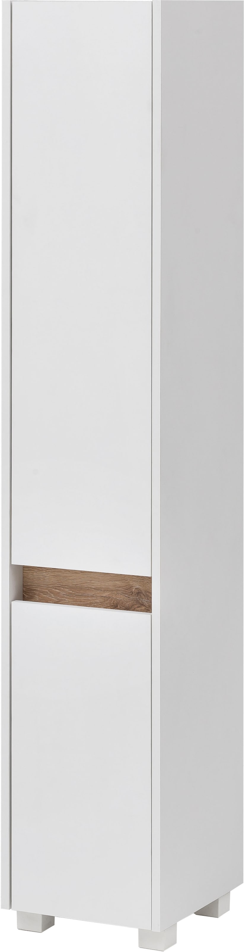 Schildmeyer Hochschrank »Cosmo«, Höhe 164,5 cm, Badezimmerschrank, Blende  im modernen Wildeiche-Look jetzt im %Sale