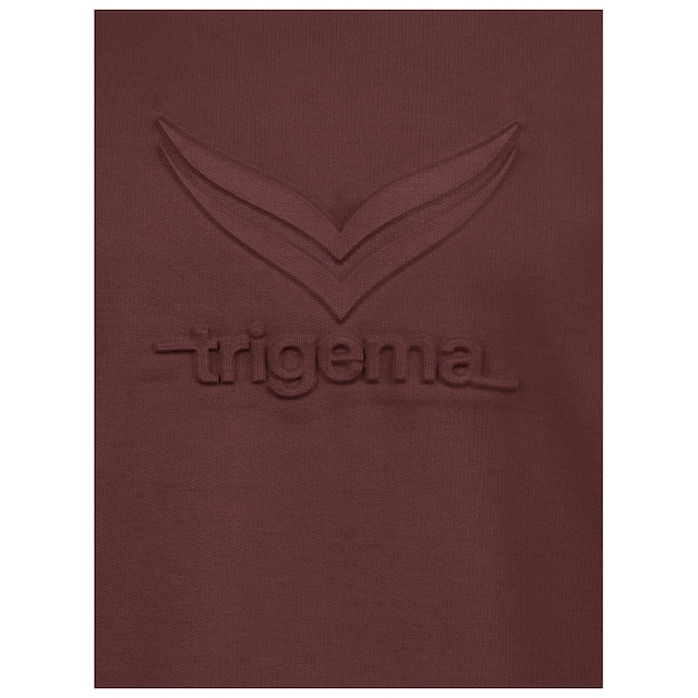 Trigema Kapuzensweatshirt »TRIGEMA Kapuzenpullover mit großem 3D-Motiv«  online bei