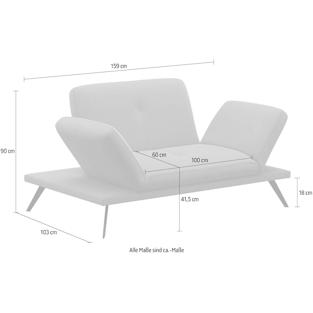 machalke® 2-Sitzer »butterfly«