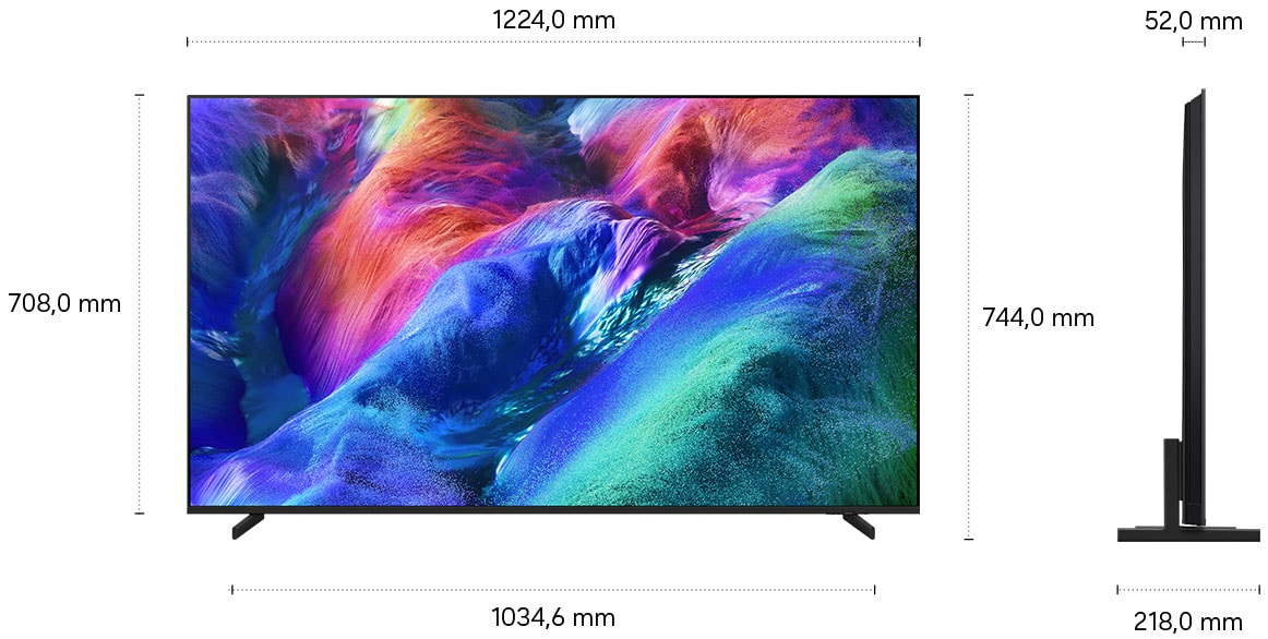 Samsung LCD-LED Fernseher »GMR55R85HAU« 138 cm/55 ″ Smart-TV Micro RGB, 100% BT.2020 Farbraum, Motion Xcelerator 144Hz, Dolby Atmos