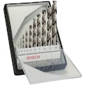 Bosch Professional Bohrersatz »Robust Line«, (Set, 10 tlg.), Metallbohrer HSS-G