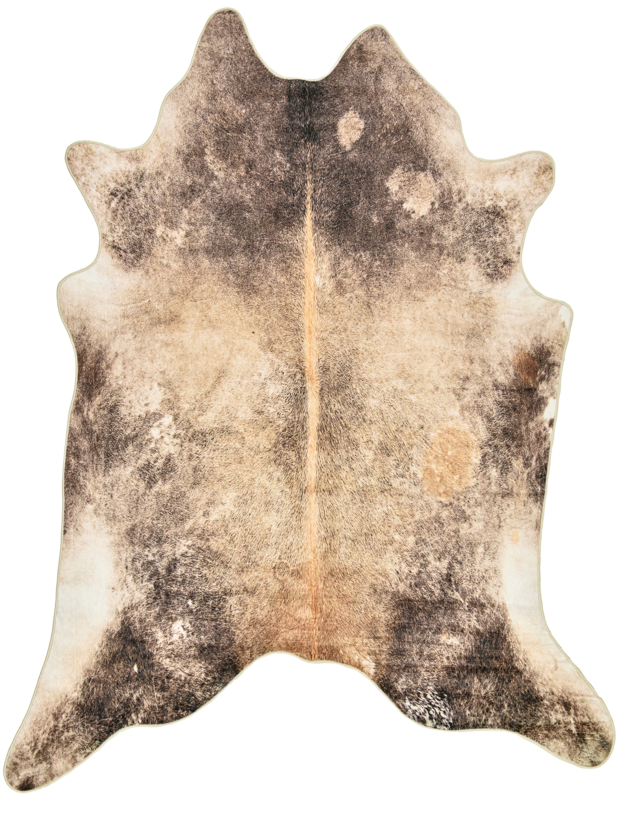 Gino Falcone Fellteppich "Emilia" fellförmig 3 mm Höhe Kunstfell, bedruckt, günstig online kaufen