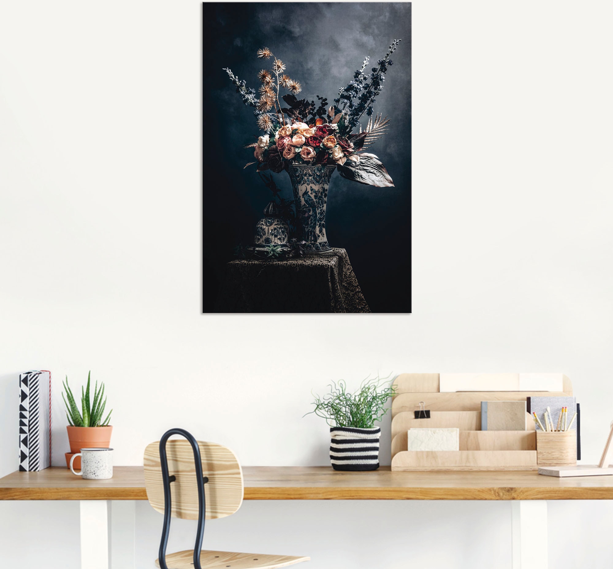 Artland Alu-Dibond-Druck »Sommer Kunst Stilleben«, Arrangements, (1 St.), für Innen- und Außenbereich geeignet, Outdoorbild