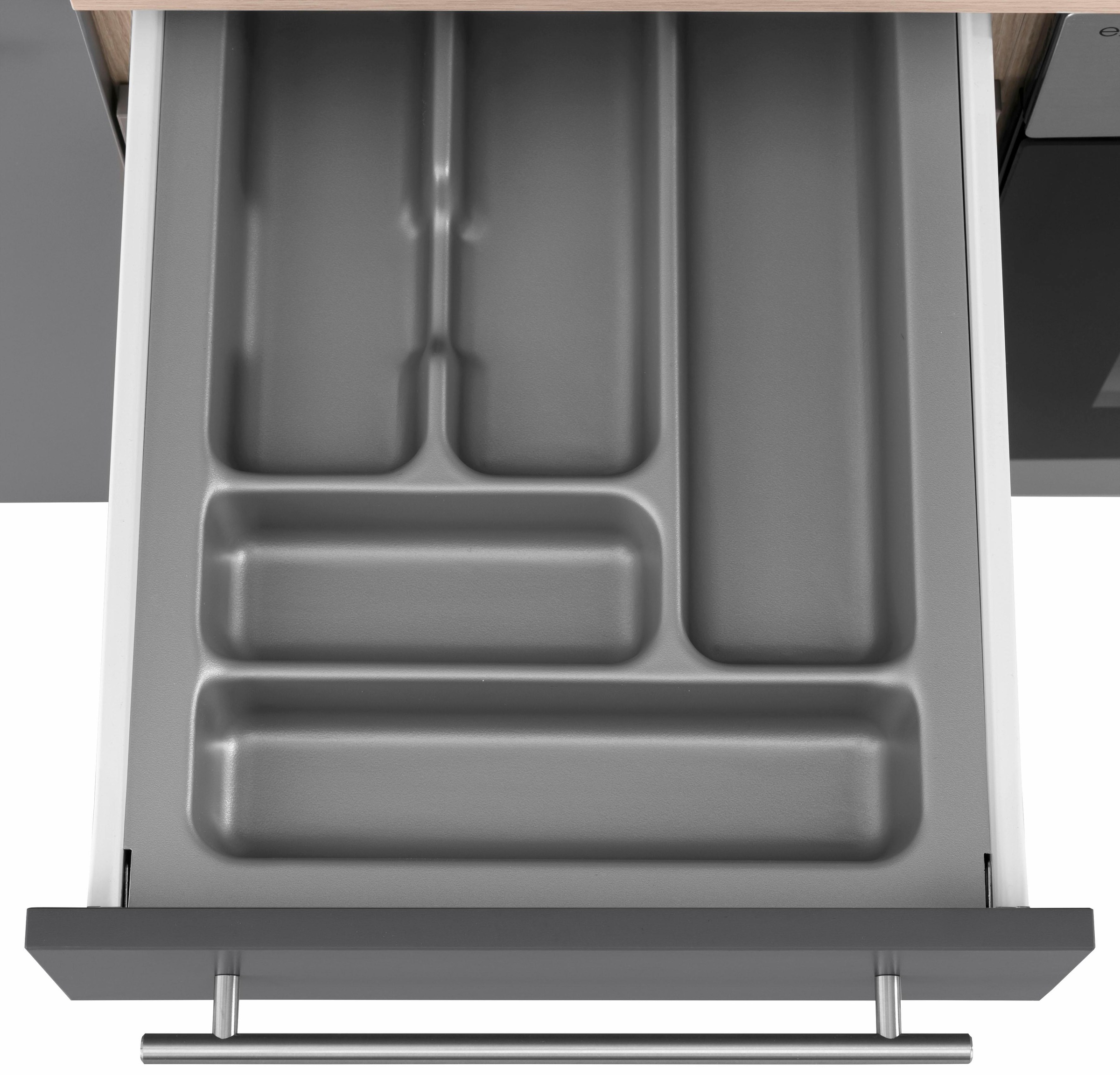 OPTIFIT Küchenzeile »Bern«, 300 bestellen auf höhenverstellbaren E-Geräten, Raten mit mit Breite Füßen cm