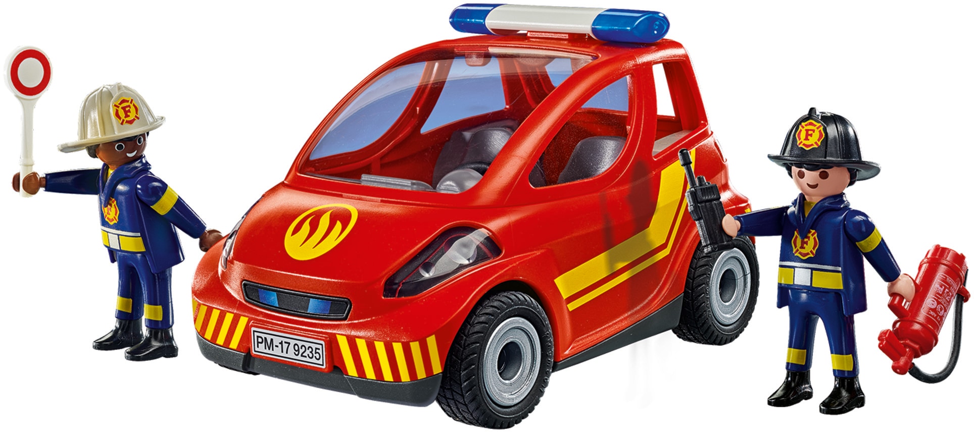 Playmobil® Konstruktions-Spielset »Feuerwehr Kleinwagen (71035), City-Action«, (27 St.), Made in Germany