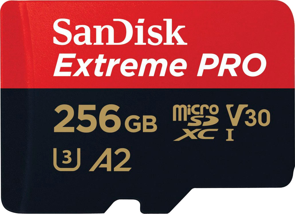 Sandisk Speicherkarte »Extreme PRO microSDXC™-UHS-I-KARTE«, (Video Speed Class 30 (V30)/UHS Speed Class 3 (U3) 200 MB/s Lesegeschwindigkeit)