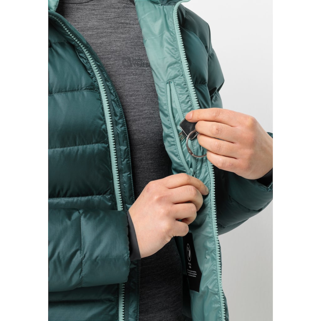 Jack Wolfskin Daunenjacke »NEBELHORN DOWN HOODY W«, mit Kapuze