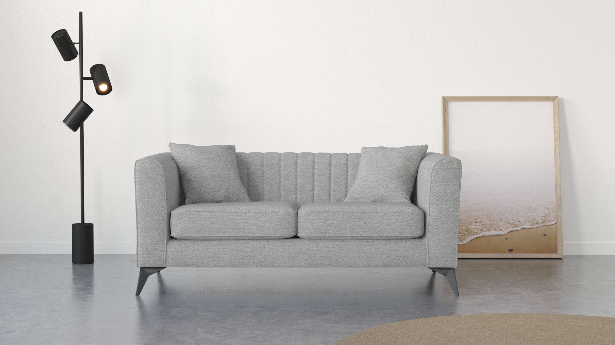 Places of Style 2-Sitzer »MATTHEW elegantes Designsofa, Maße B/T/H: 170/86/ günstig online kaufen