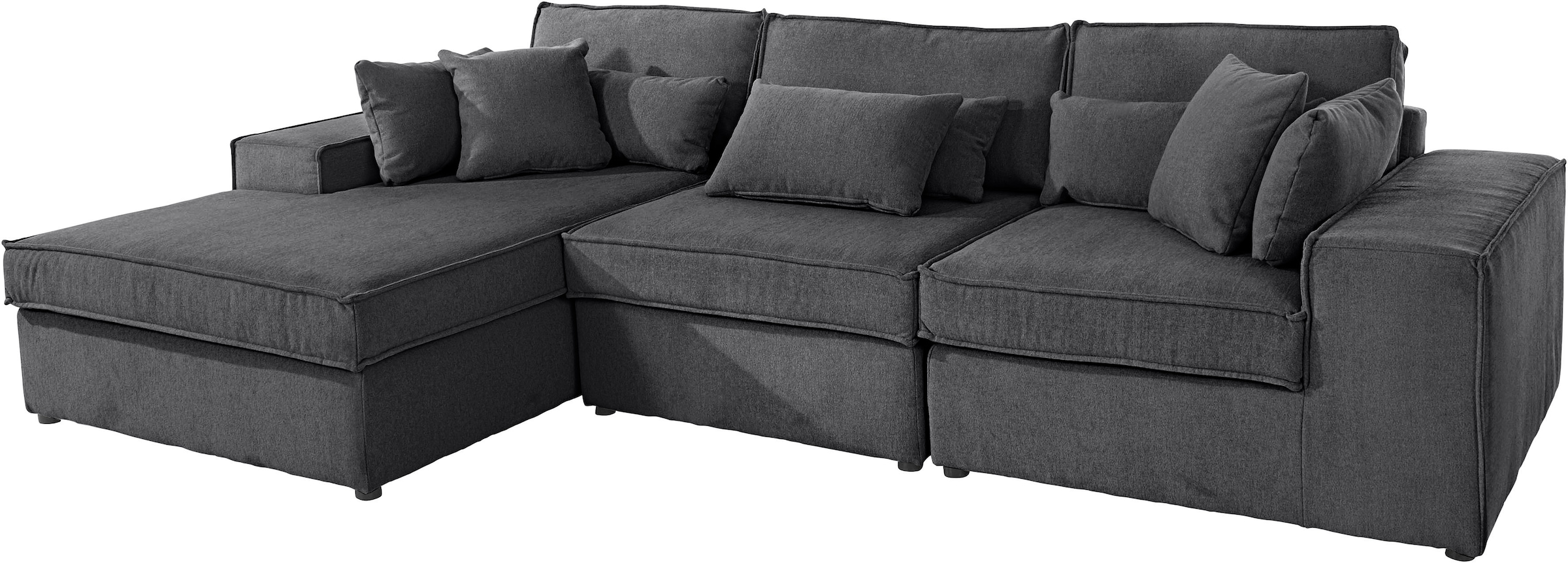 RAUM.ID Ecksofa »Florid L-Form«, 3 Teile, bestehend aus Modulen, viele Bezugsqualitäten, auch in Cord