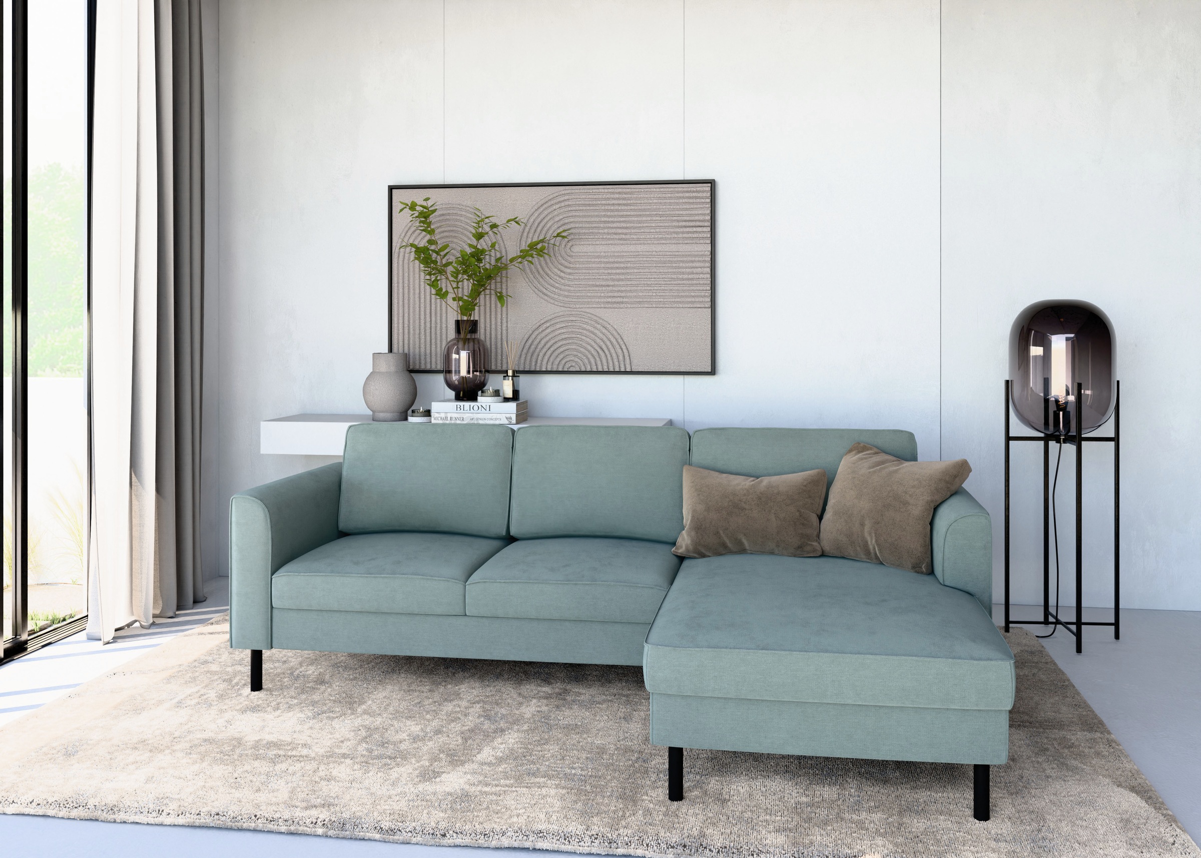 Home affaire Ecksofa »Booster Couch wahlweise mit Schlaffunktion und Bettka günstig online kaufen