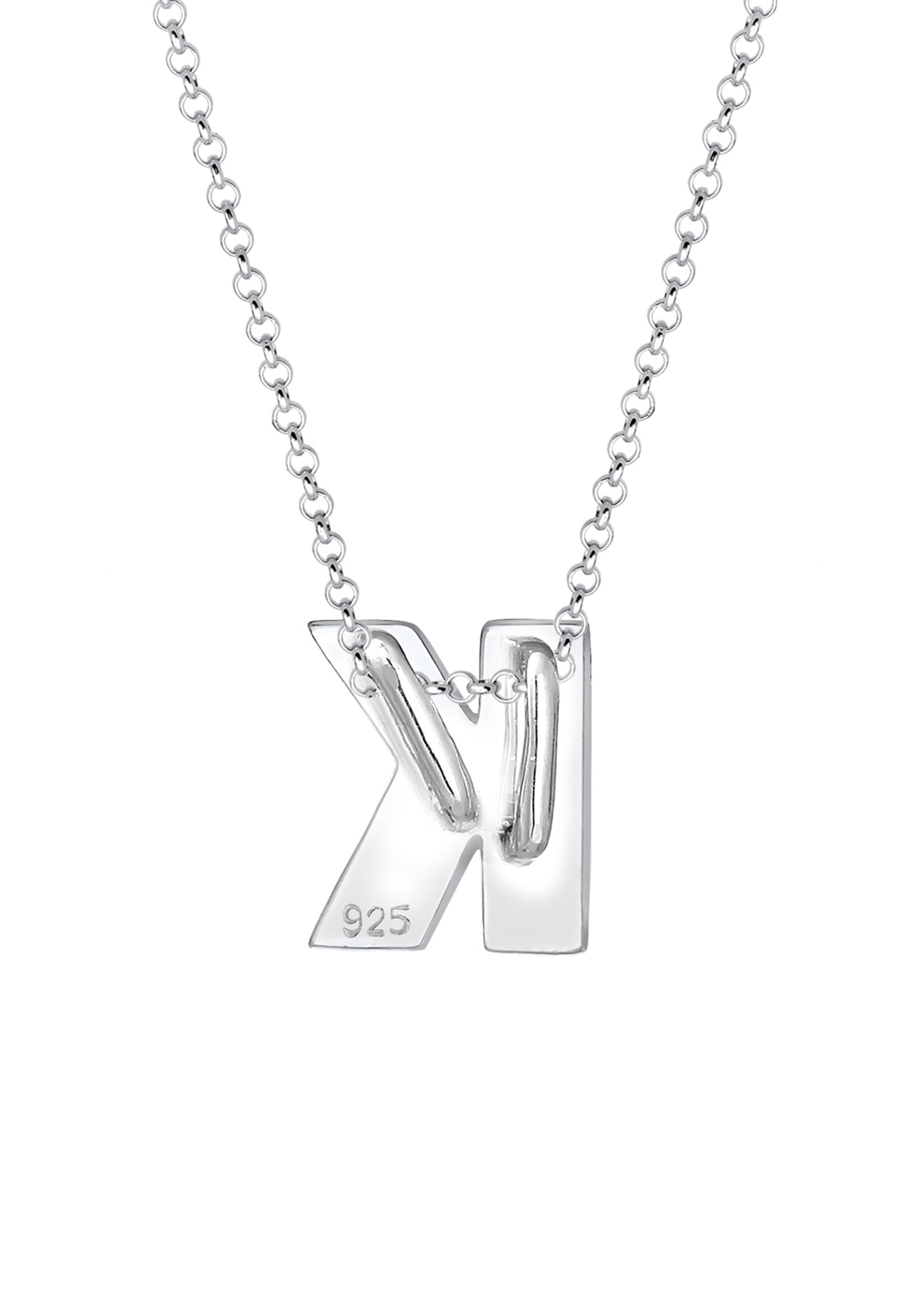 Elli Kette mit Anhänger »Buchstabe K Initialen 925 Sterling Silber«