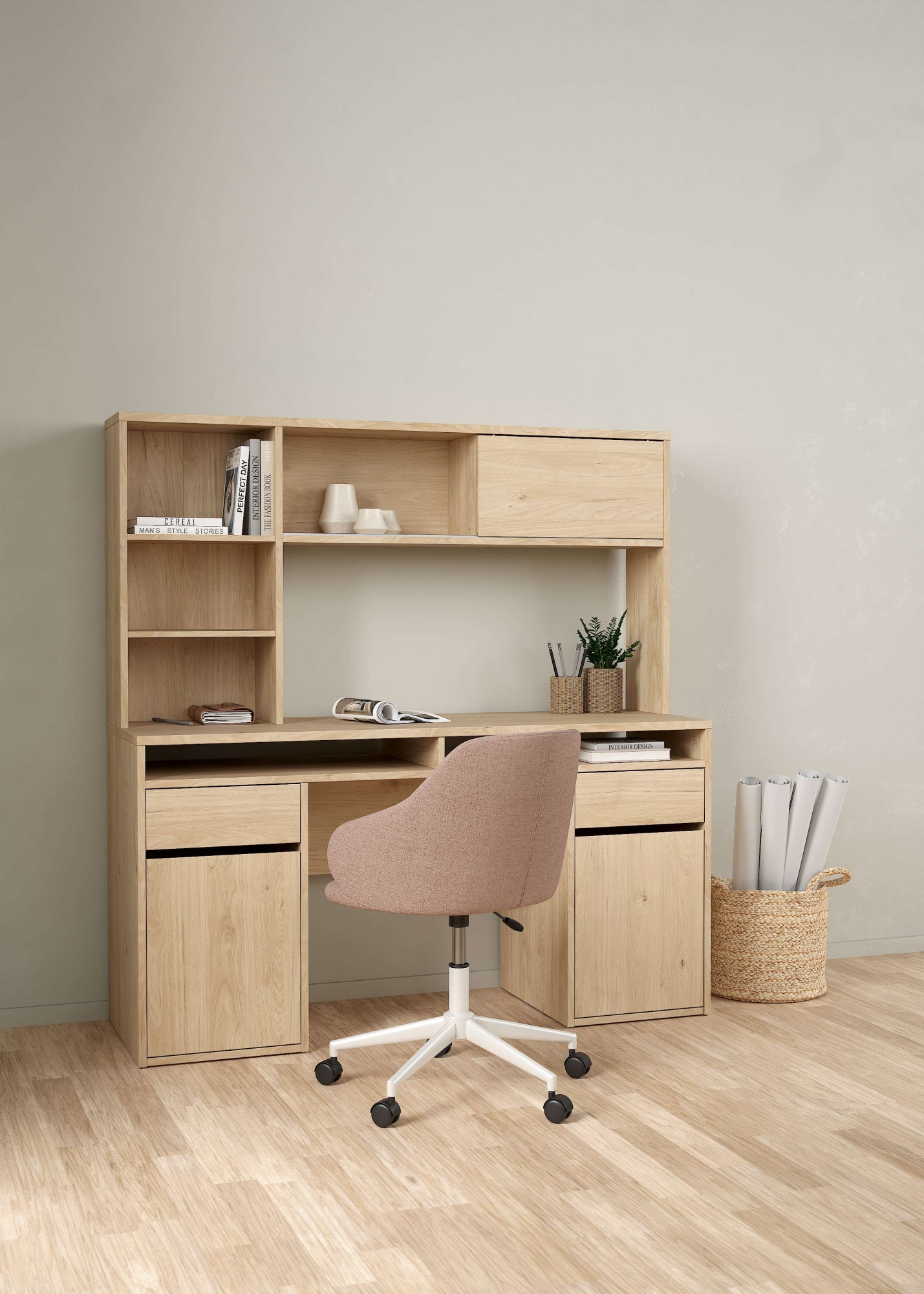 Home affaire Schreibtisch »Function Plus« Kompaktes, platzsparendes Format und funktionales, modernes Design