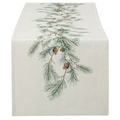 andas Tischläufer »Fintan«, (1 St.), aus Bio-Baumwolle, mit Tannenzweigmotiv, ideal für die Festtagstafel an Weihnachten