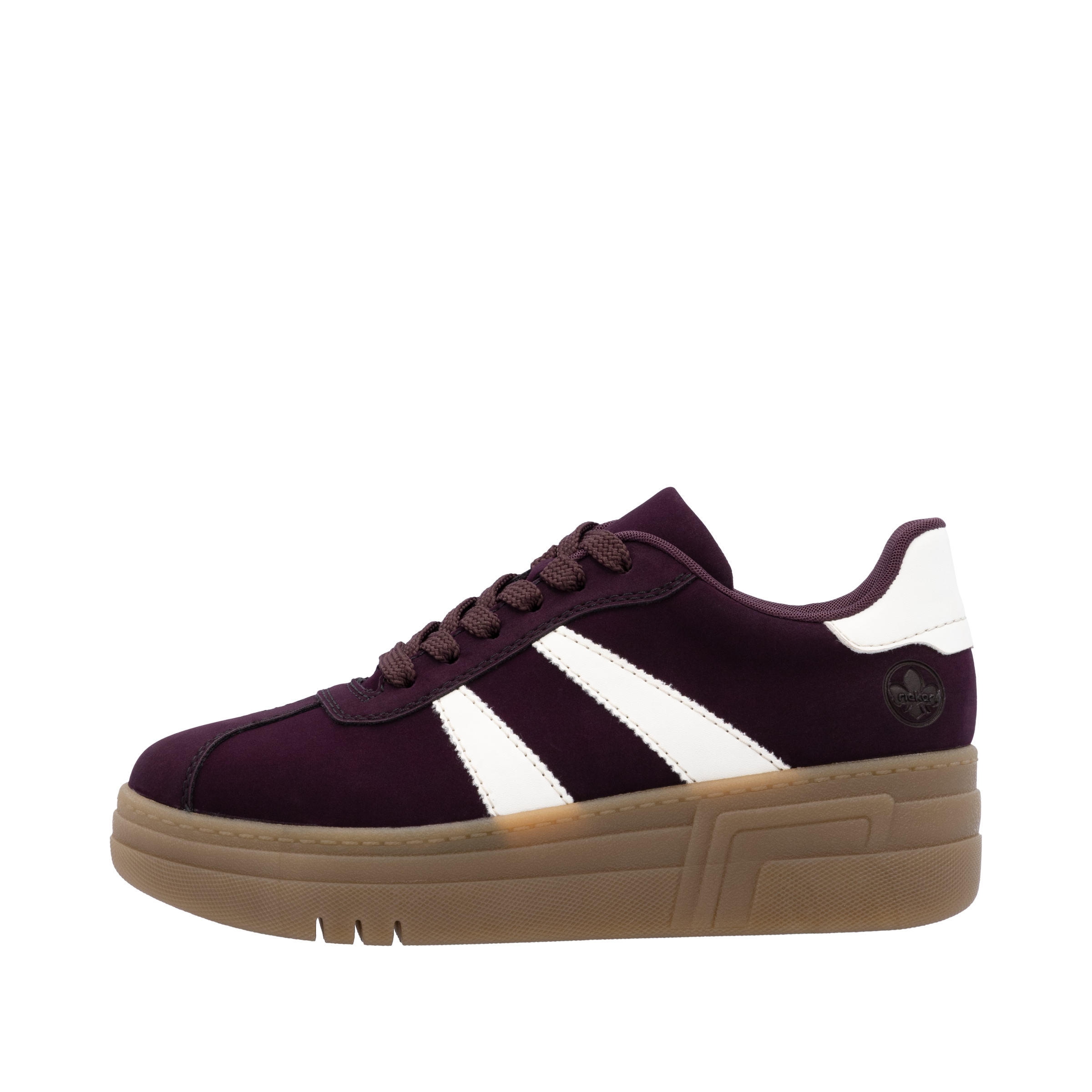 Rieker Plateausneaker, Basket-Sneaker, Retro-Sneaker, Schnürschuh mit weichem Schaftrand