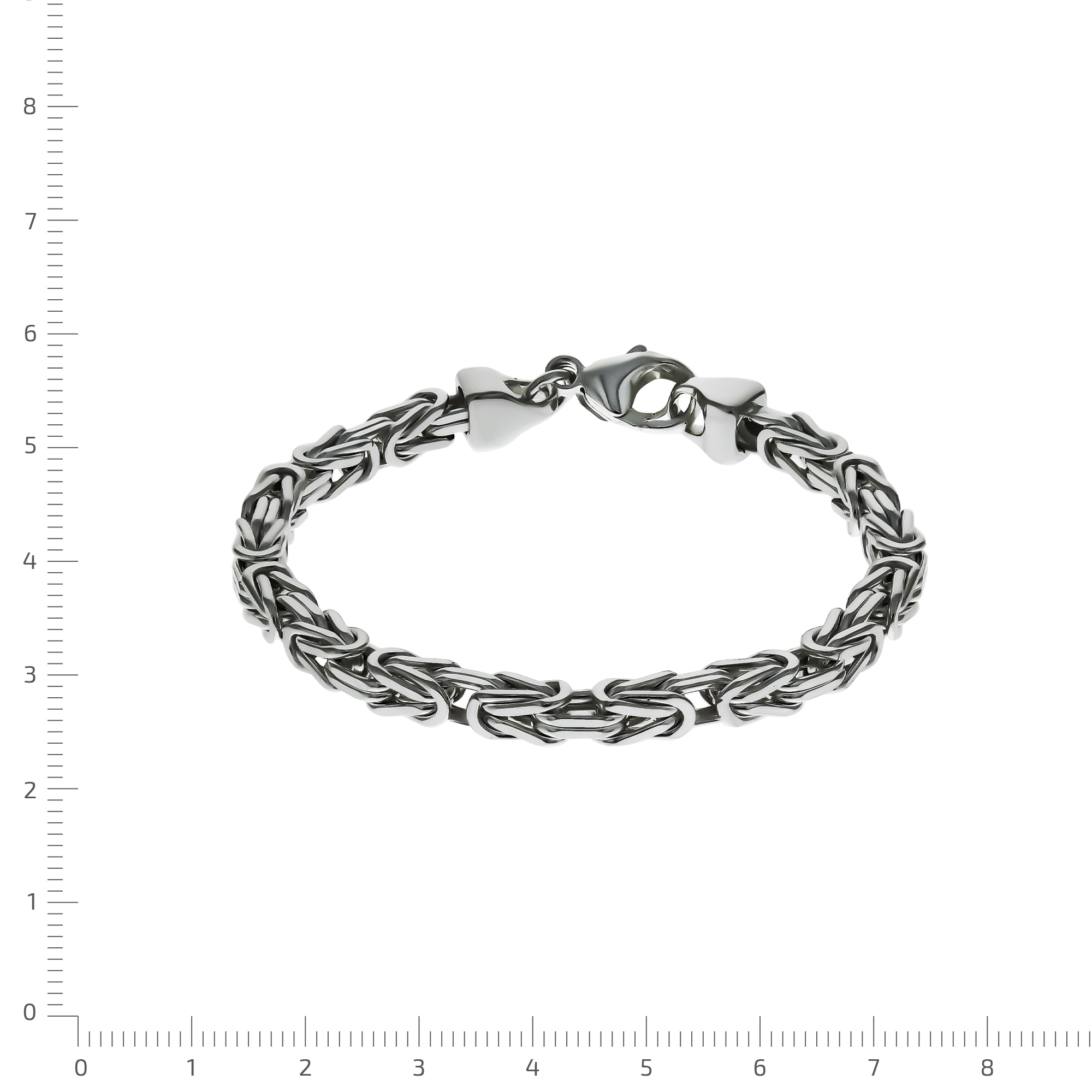 Zeeme Armband »Silber 925 poliert Königskette 5mm breit«