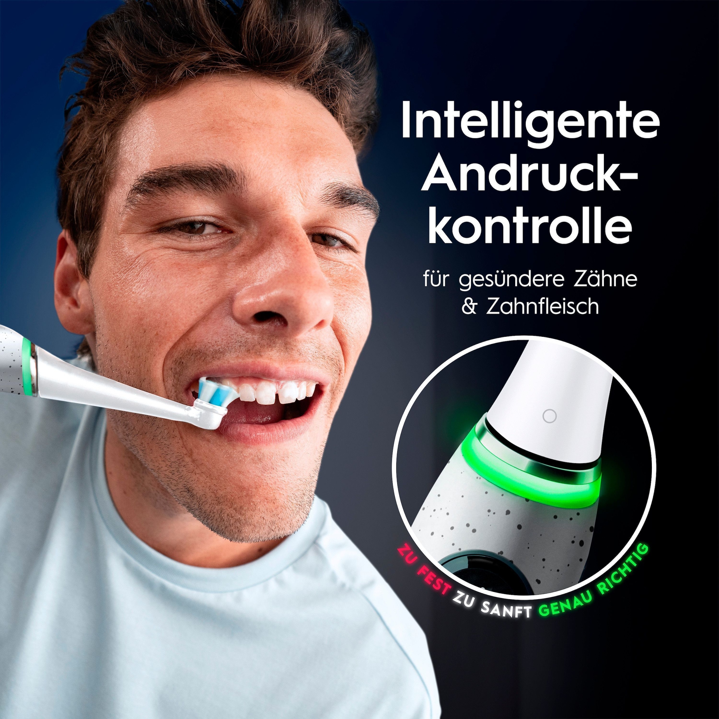 Oral-B Elektrische Zahnbürste »iO 10« 1 Stk. Aufsteckbürsten Magnet-Technologie, iOsense, 7 Putzmodi, Farbdisplay & Lade-Reiseetui