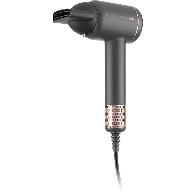 ETA Haartrockner »Fenité Exclusive 932090020« 1.600 W 2 Aufsätze OPTI-HEAT CONTROL, NanoMoisture&Care, LED-Display, Kaltluftfunktion Grau Die...