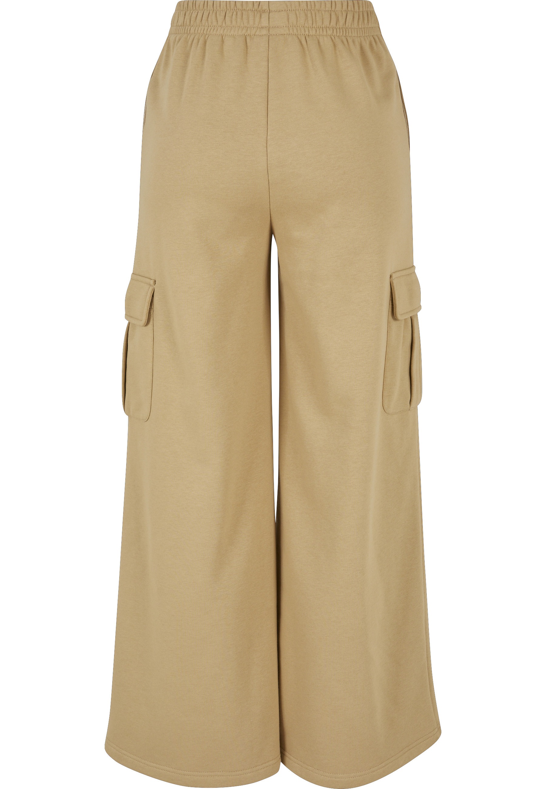 URBAN CLASSICS Cargohose »Urban Classics Damen Ladies Highwaist Wide Leg Cargo Terry Pants«