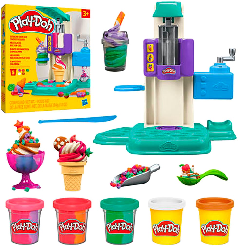 Knete »Play-Doh, Bunte Regenbogen Eismaschine«