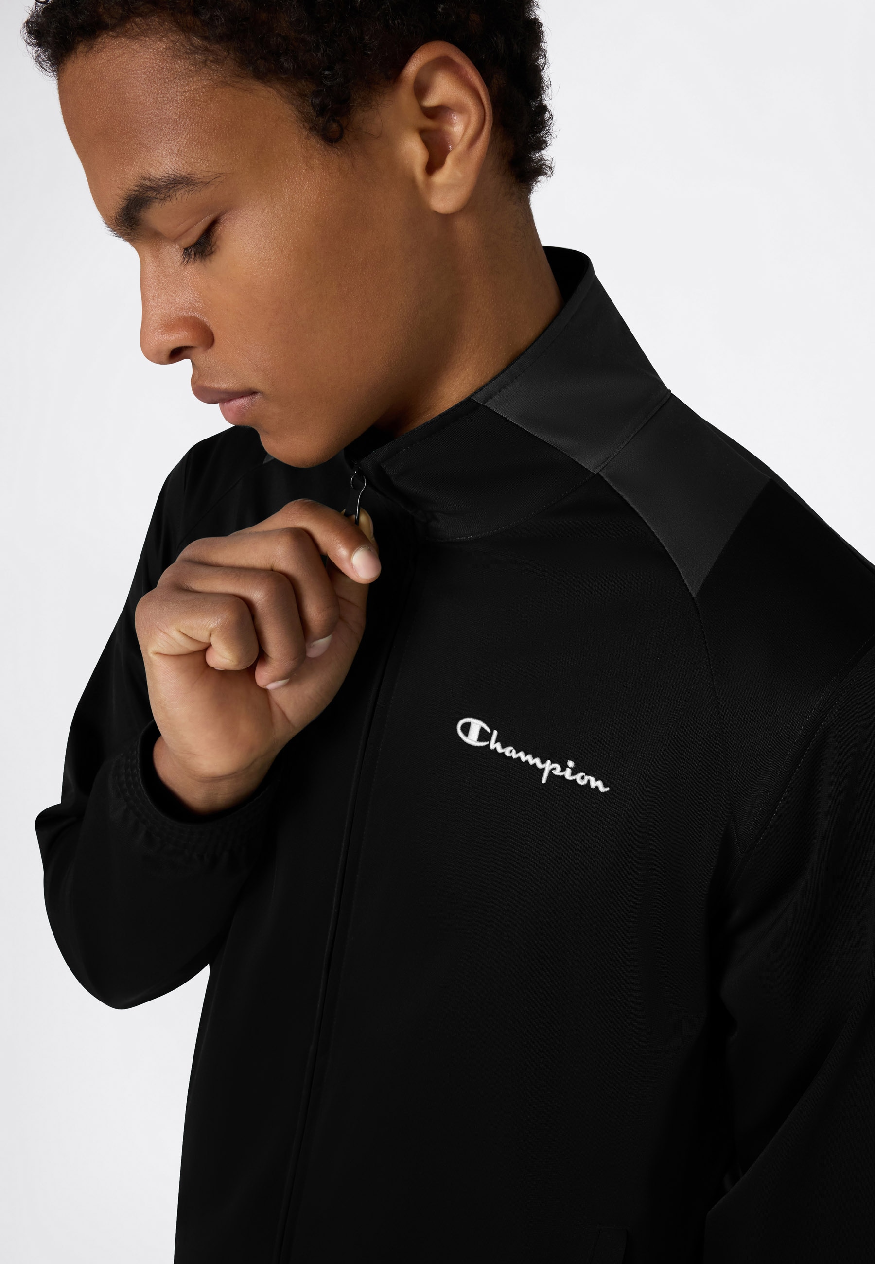 Champion Trainingsanzug »PolyWarpKnit Tracksuit« 2 tlg. sportlicher Stil, komfortable Passform