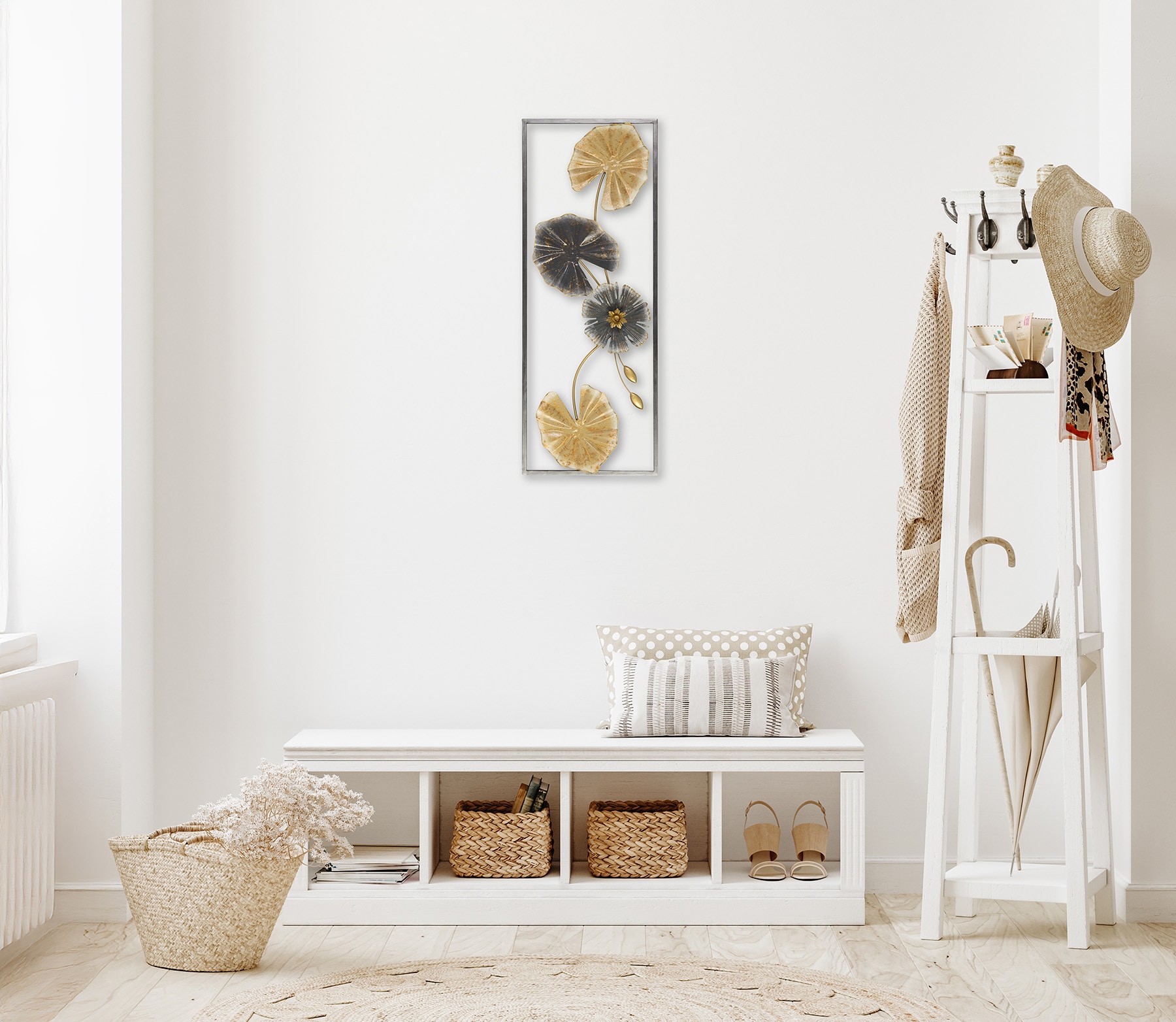 Bönninghoff Metallbild »SEEROSEN 29x74 cm – Deko modern«
