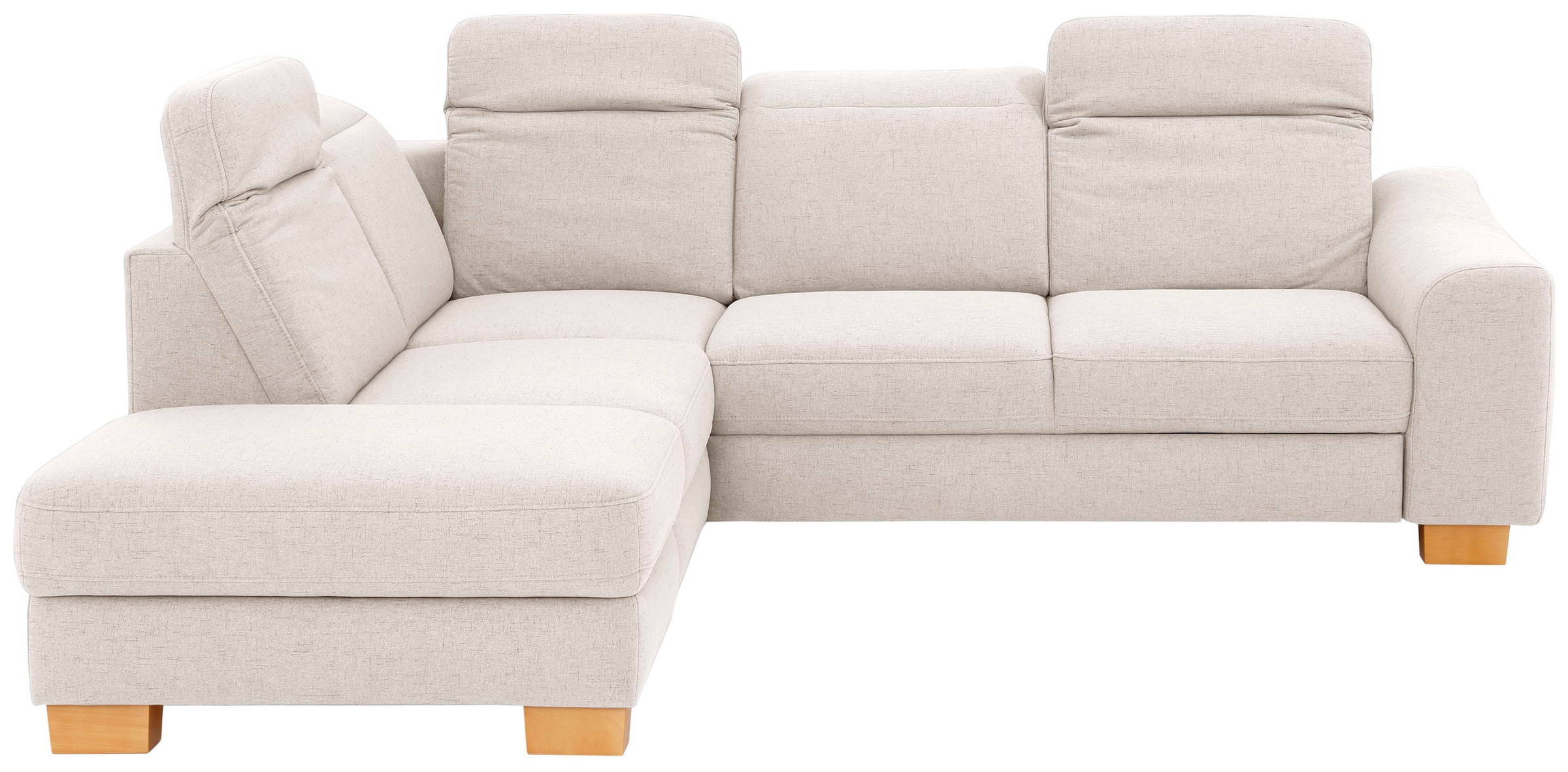 Home affaire Ecksofa »Dundee L-Form«, wahlweise mit Kopfteilverstellung und günstig online kaufen