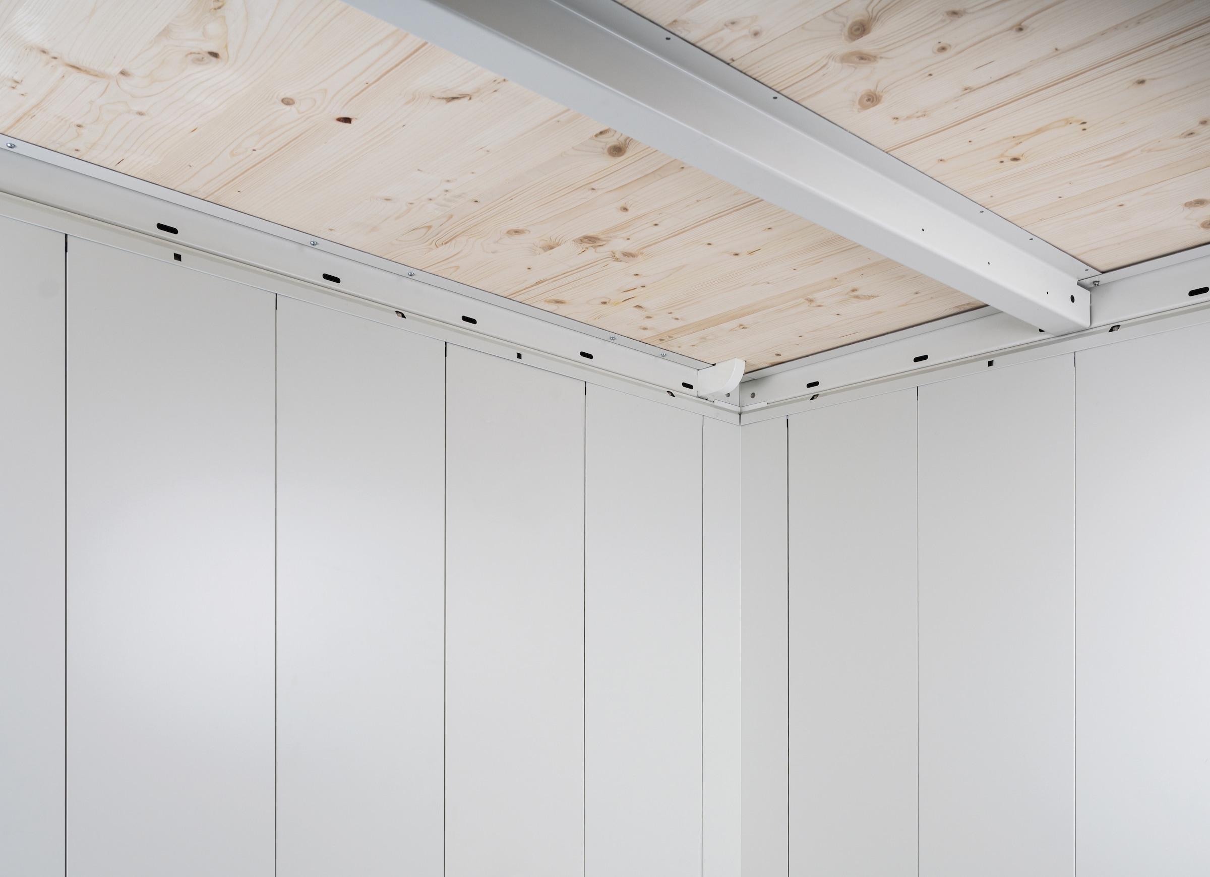 Biohort Gerätehaus »NEO Gr. 4D, verschiedene Farben«, stylisches Gartenhaus mit Flachdach