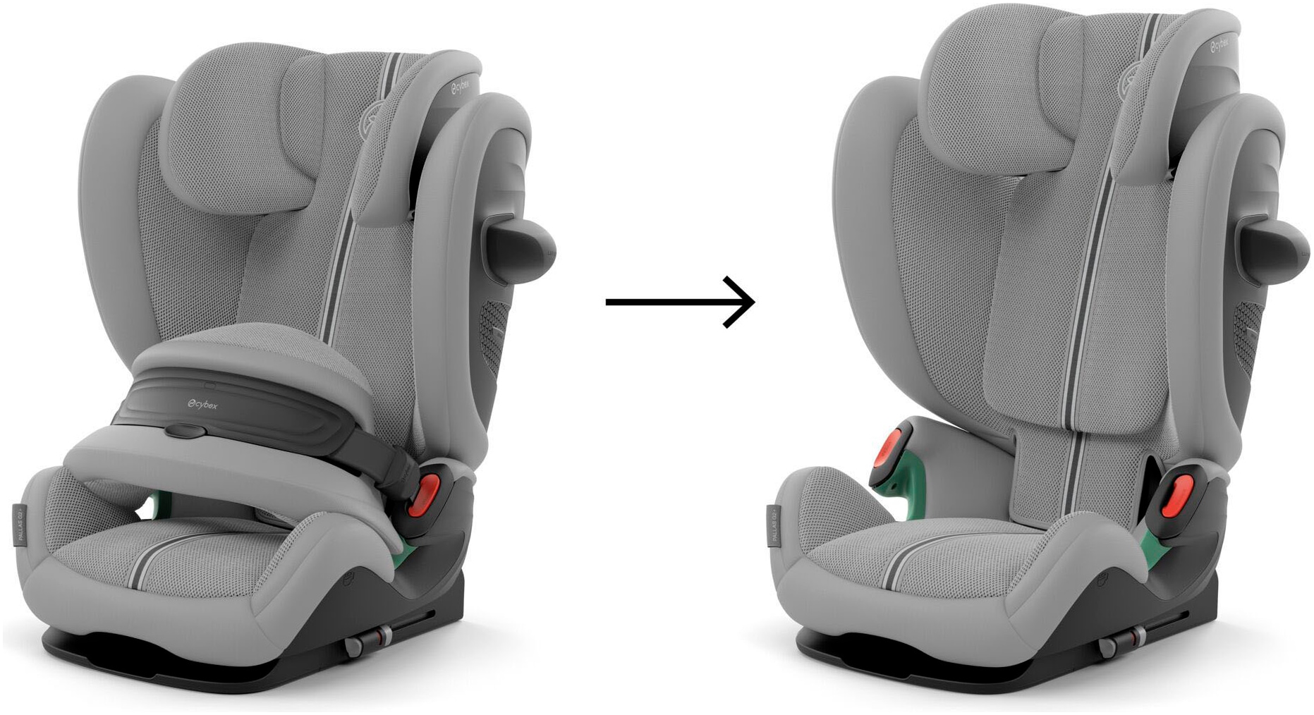 Cybex Autokindersitz »Cybex Gold, Pallas G2 Plus«, Plus Bezug mit Mesh-Einsätzen