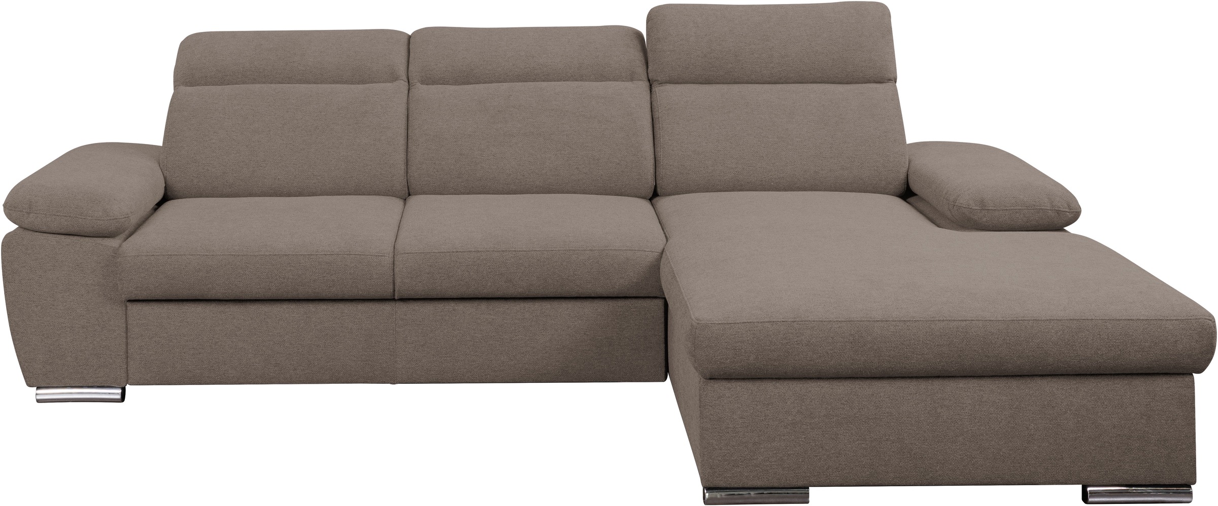 WERK2 Ecksofa »Palma modernes Schlafsofa mit Bettkasten, L-Form, B/T 282/18 günstig online kaufen
