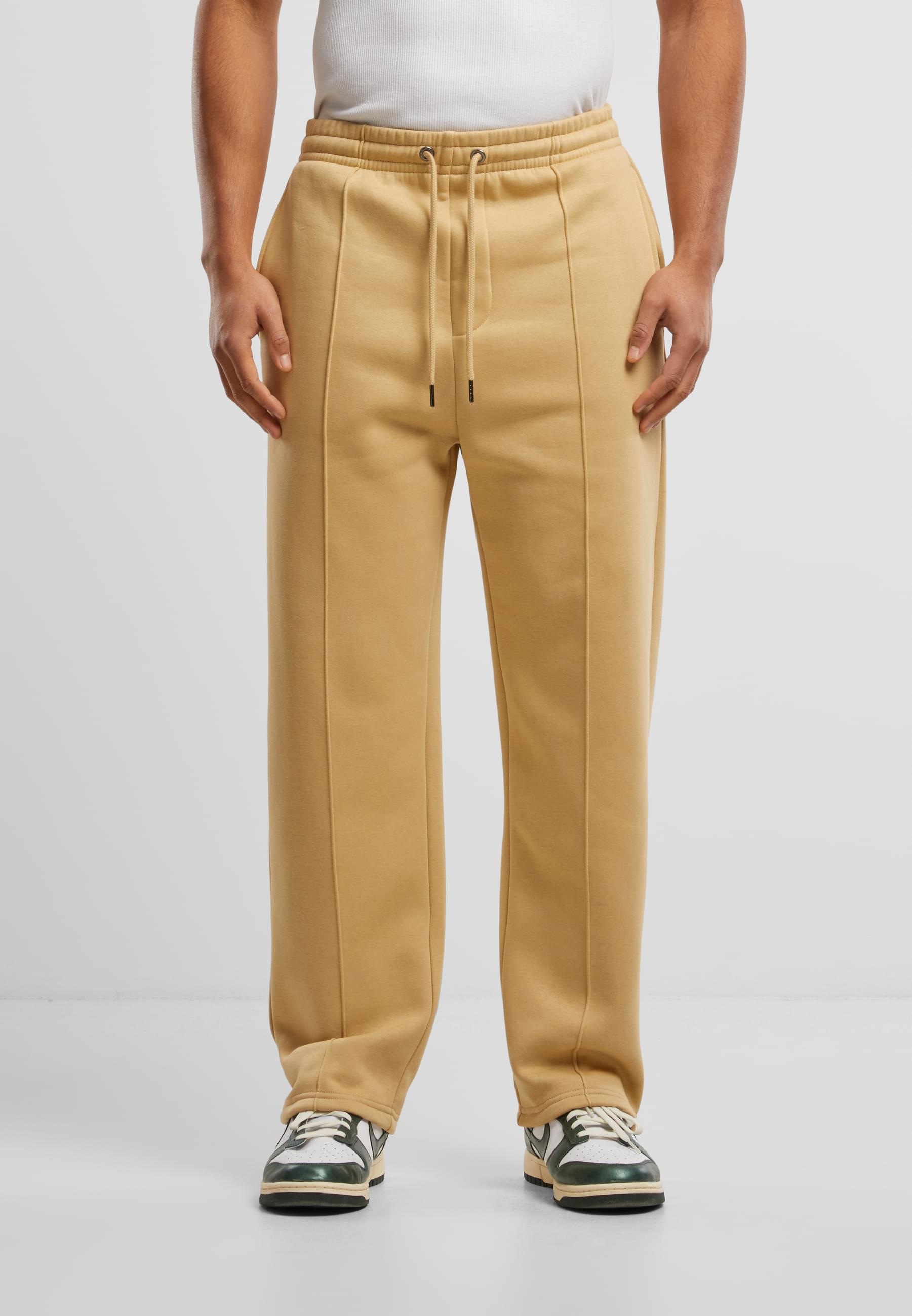 URBAN CLASSICS Stoffhose »Urban Classics Fluffy Pintuck Trackpants«