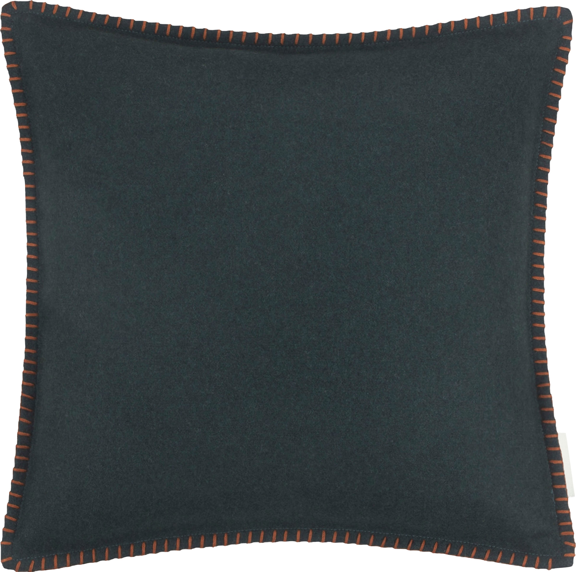 TOM TAILOR HOME Dekokissen »Felt«, mit kontrastfarbiger Kettelung, Kissenhü günstig online kaufen